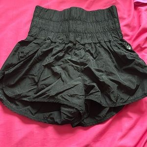 Black free people high rise shorts